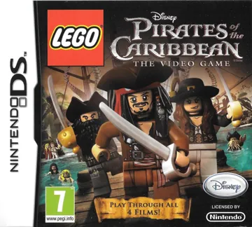 LEGO Pirates of the Caribbean - The Video Game (Europe) (En,Fr,De,Es,It,Nl,Sv,No,Da) box cover front